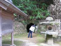 神魂神社にある洞穴
