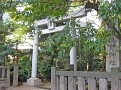 志村熊野神社鳥居