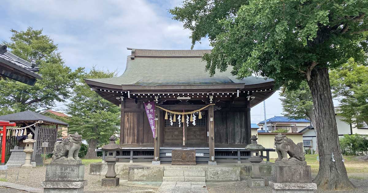 浜野諏訪神社 千葉市中央区浜野町の神社 浜野諏訪神社 千葉市中央区浜野町の神社