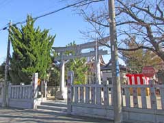 新井熊野神社鳥居