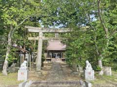 西大須賀八幡神社鳥居