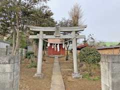 於茶屋熊野神社鳥居