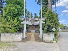 内田駒形神社鳥居