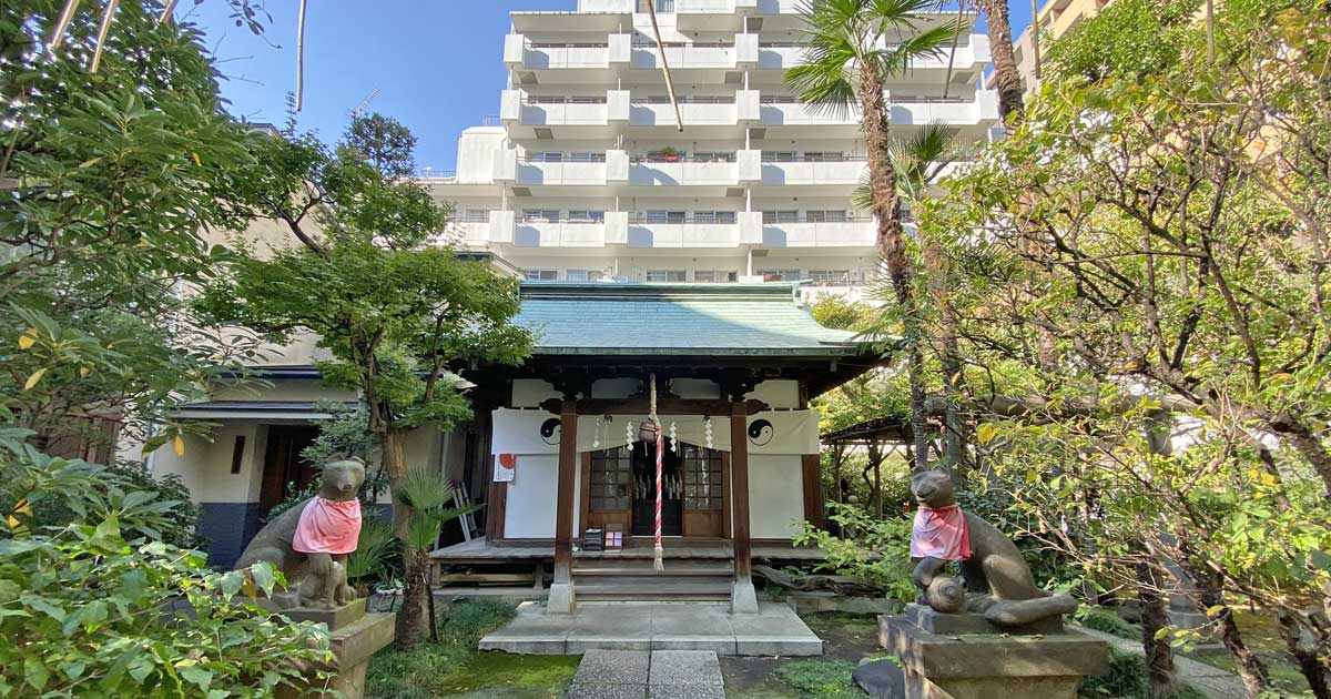 於岩稲荷田宮神社｜中央区新川の神社