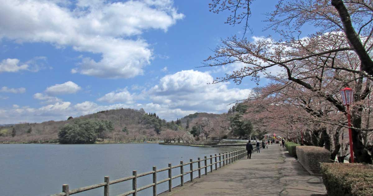 高松公園。盛岡市高松の名所旧跡