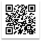 スマートフォンでカメラアプリを起動してこのQRコードからURLを読み取れます 大江戸今昔めぐりダウンロードページURLのQRコード