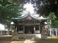 蓮根氷川神社拝殿