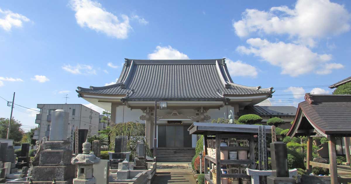 青松寺。厚木市妻田南にある臨済宗建長寺派寺院