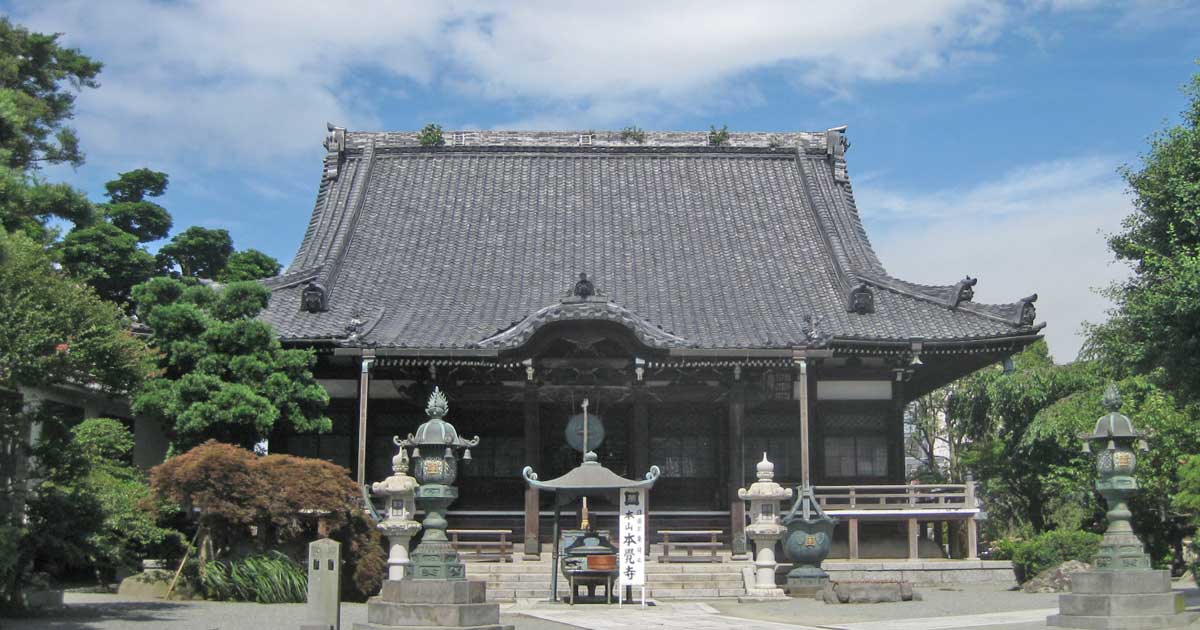 本覚寺。鎌倉市小町にある日蓮宗寺院、東身延、日蓮宗由緒寺院