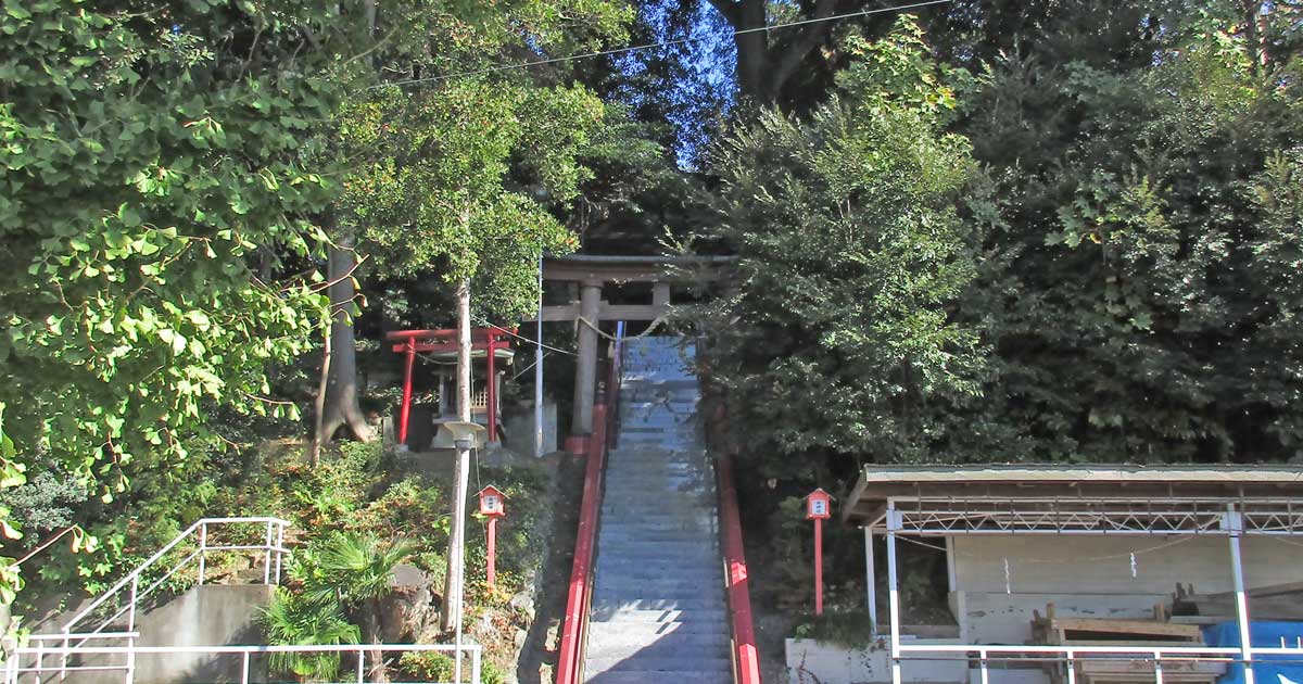 磯部八幡宮。相模原市南区磯部の神社