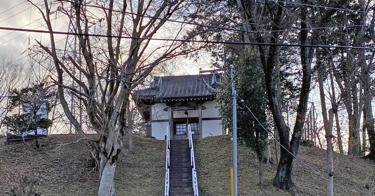石坂七社神社。比企郡鳩山町石坂の神社