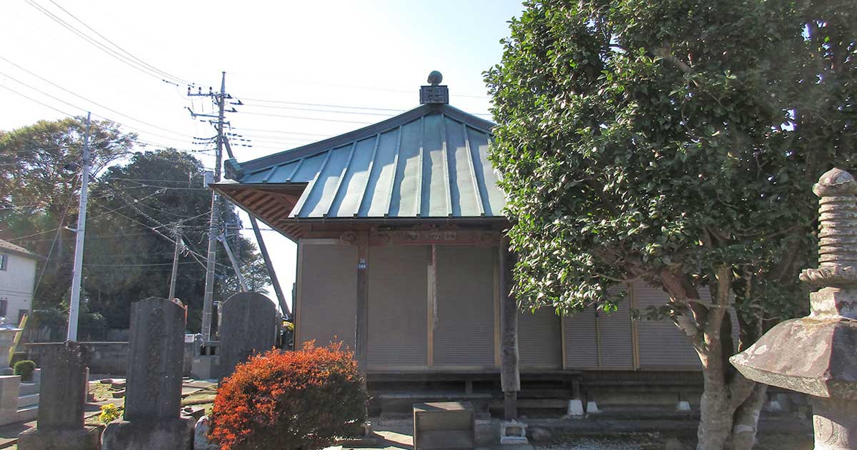 妙音寺。北本市高尾にある仏教寺院