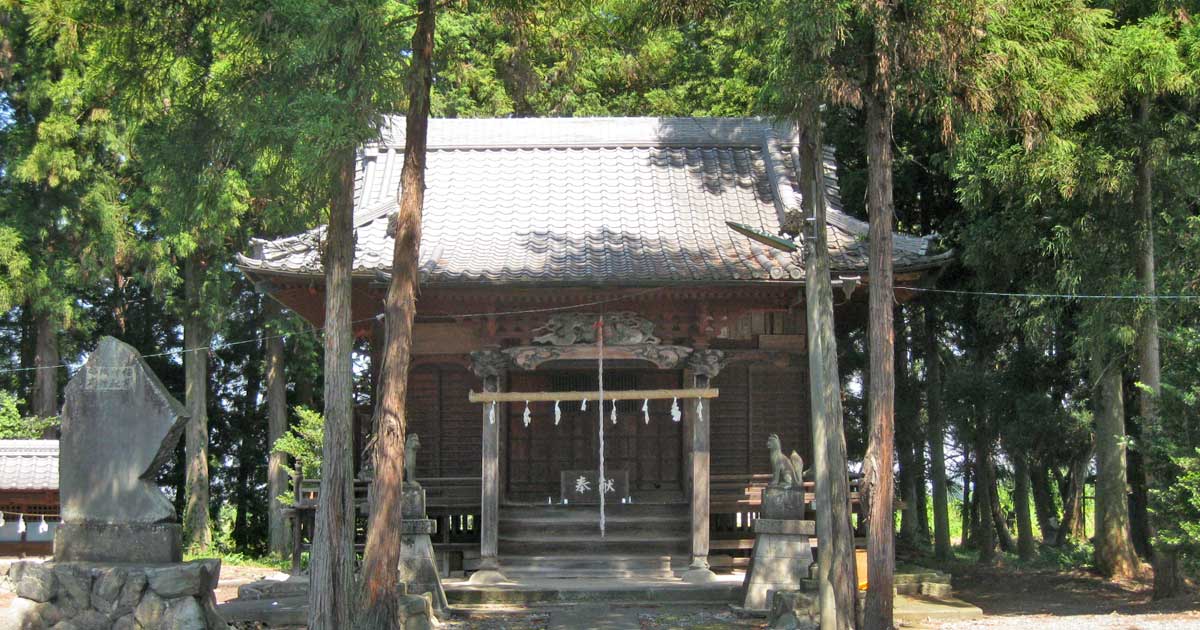 駒衣稲荷神社。児玉郡美里町駒衣の神社