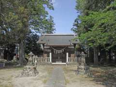 万吉氷川神社社殿