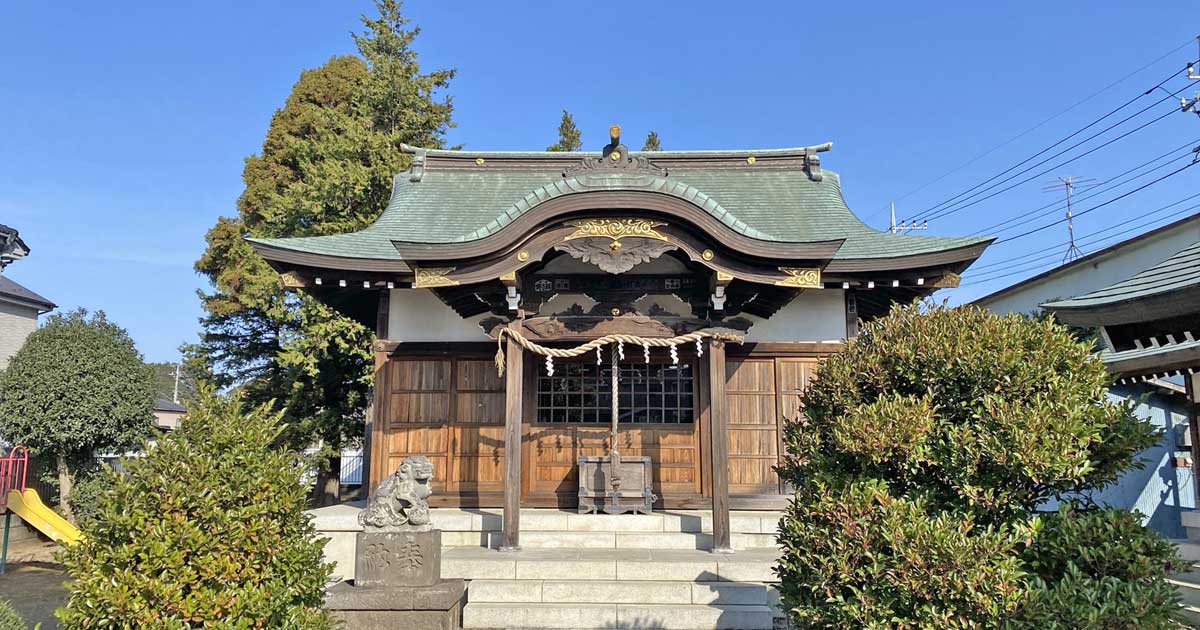 三輪野江三輪神社。吉川市三輪野江の神社