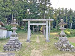 福田熊野神社鳥居