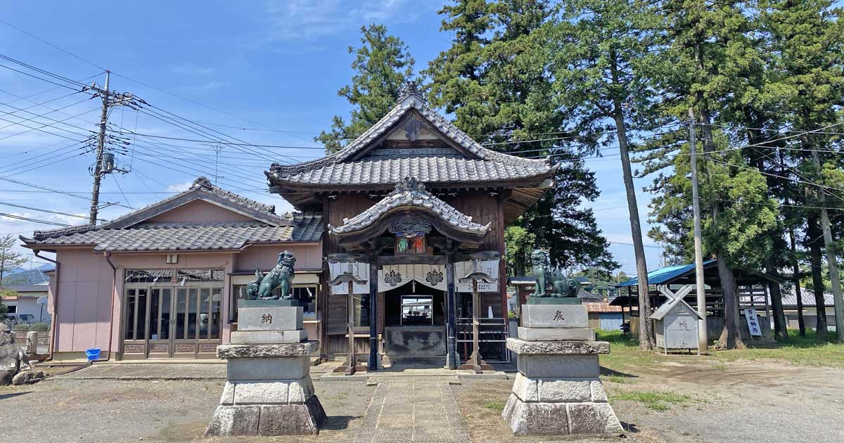 埼玉の神社　大里北葛飾比企 鬼鎮神社。比企郡嵐山町川島の神社