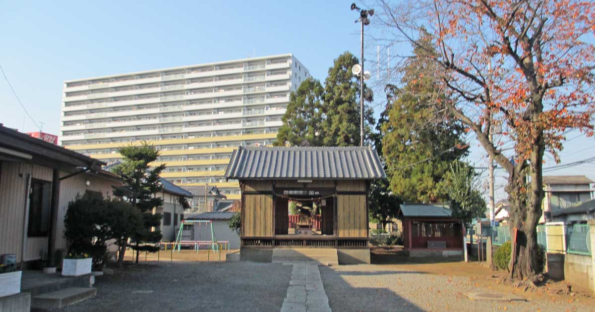 円阿弥日枝神社。さいたま市中央区円阿弥の神社