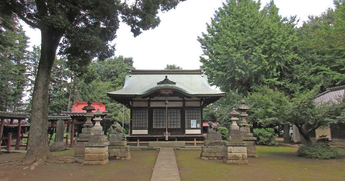 馬込第六天神社。さいたま市岩槻区馬込の神社