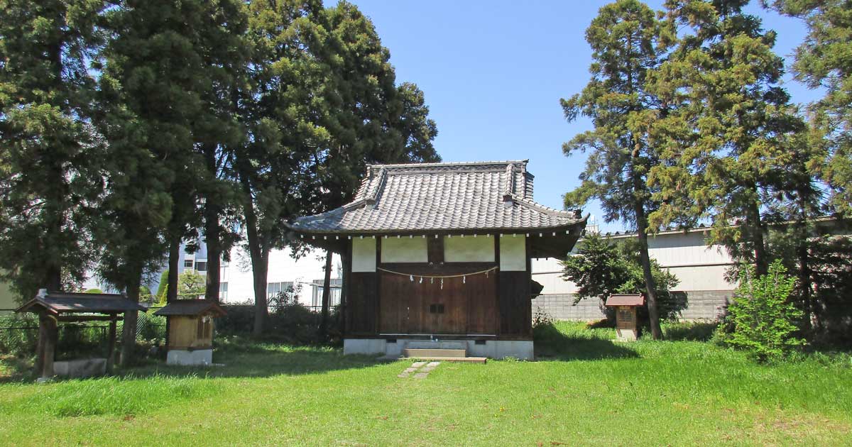 雷電神社。さいたま市北区今羽の神社