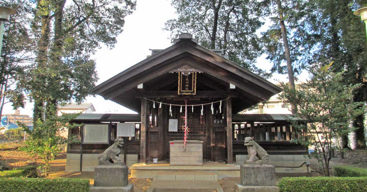 大間木氷川神社。さいたま市緑区東浦和の神社