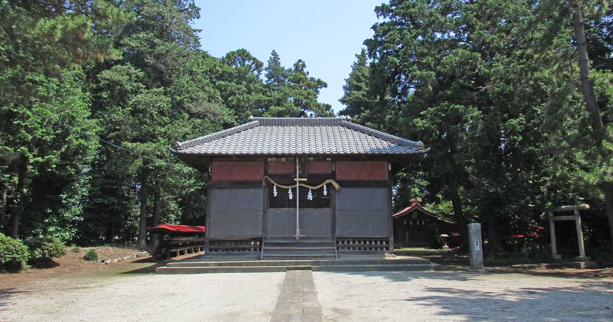 大谷口氷川神社。さいたま市南区大谷口の神社