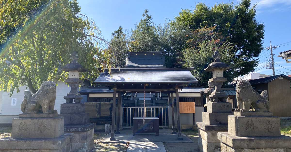 辻熊野神社。さいたま市南区辻の神社