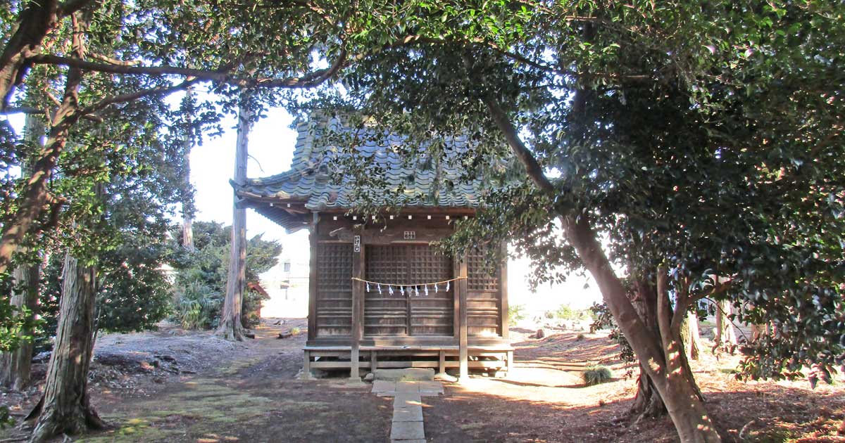 掘の内神明神社。さいたま市見沼区南中丸の神社 掘の内神明神社。さいたま市見沼区南中丸の神社