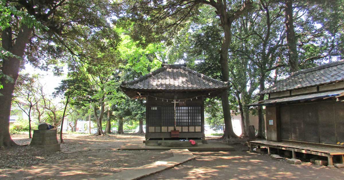 蓮沼菅原神社。さいたま市見沼区蓮沼の神社