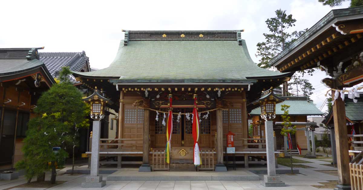 田島御嶽神社。さいたま市桜区田島の神社
