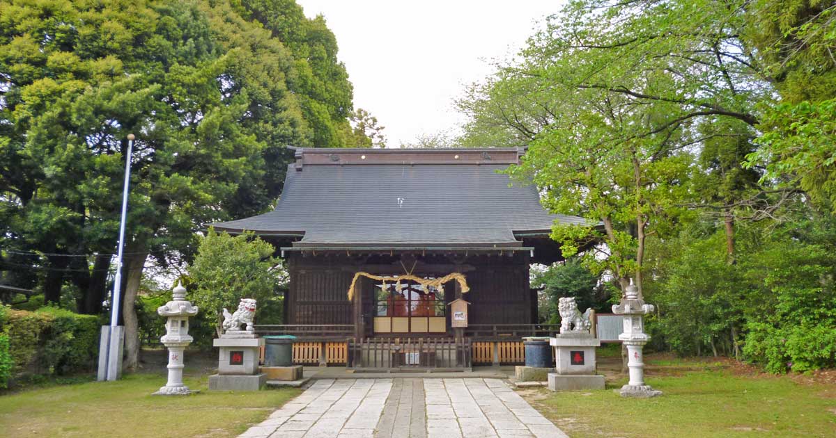 田島氷川社。さいたま市桜区田島の神社