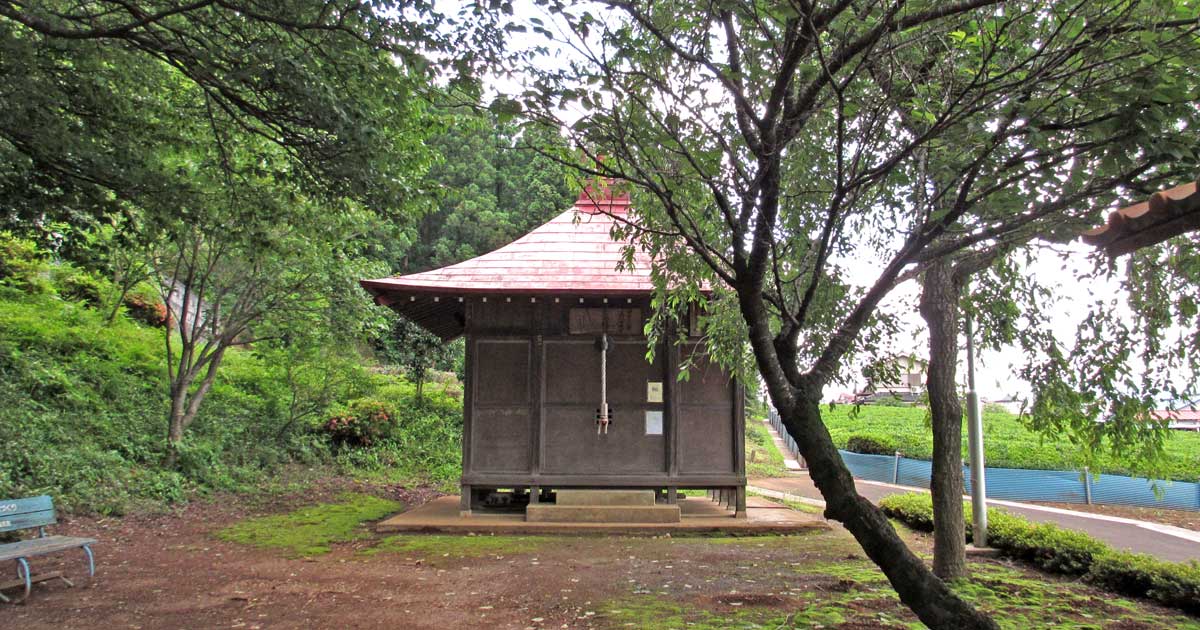 山際観音堂。入間市宮寺にある堂庵