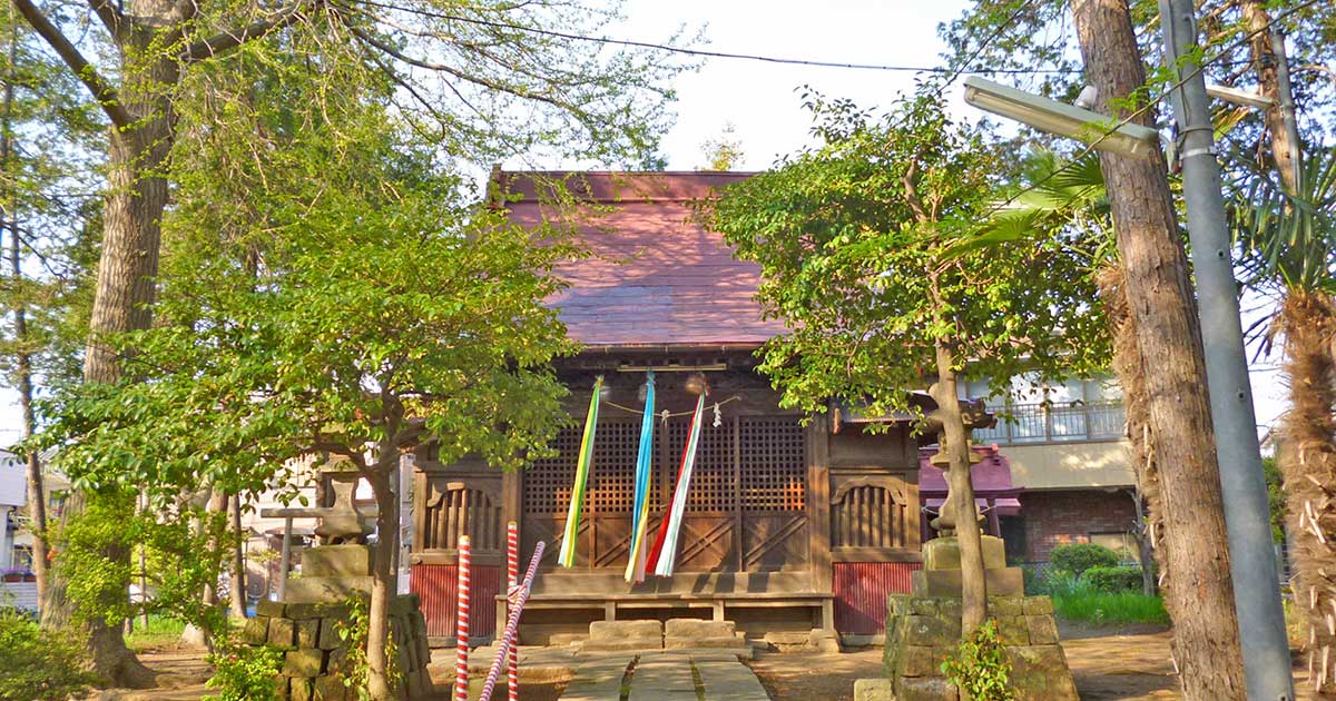 槐戸八幡神社。草加市八幡町の神社 槐戸八幡神社。草加市八幡町の神社