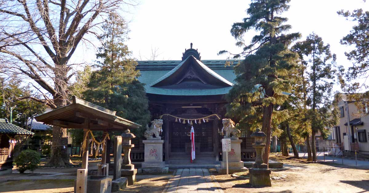 柿木女體神社。草加市柿木町の神社 柿木女體神社。草加市柿木町の神社