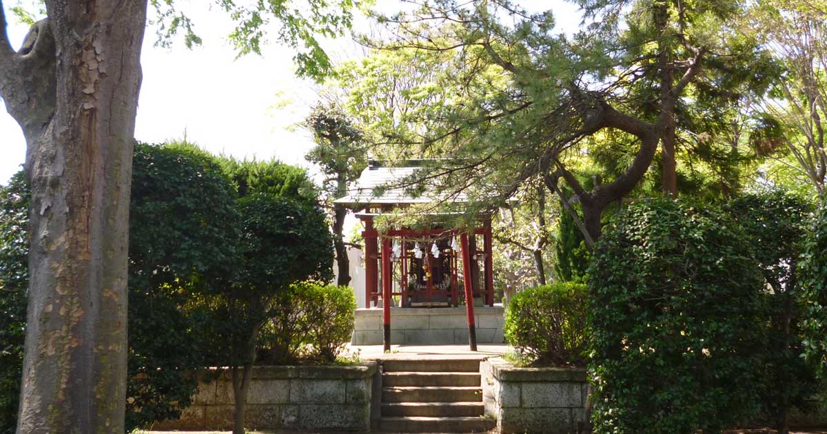 三町稲荷神社。草加市松原の神社