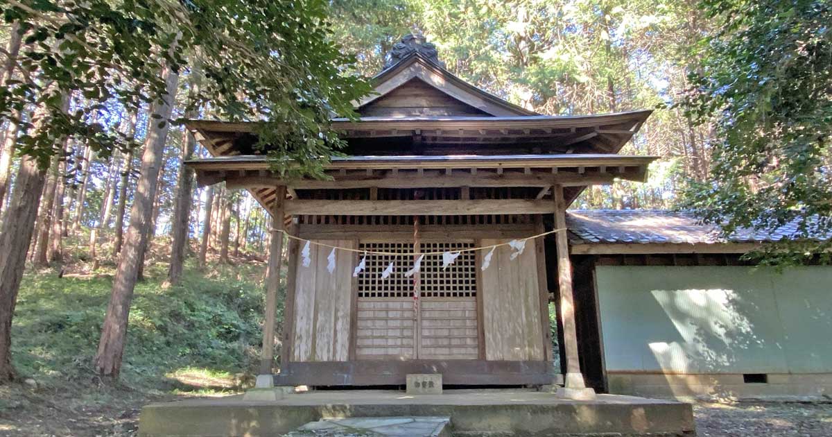 埼玉の神社　大里北葛飾比企 田黒日枝神社。比企郡ときがわ町田黒の神社