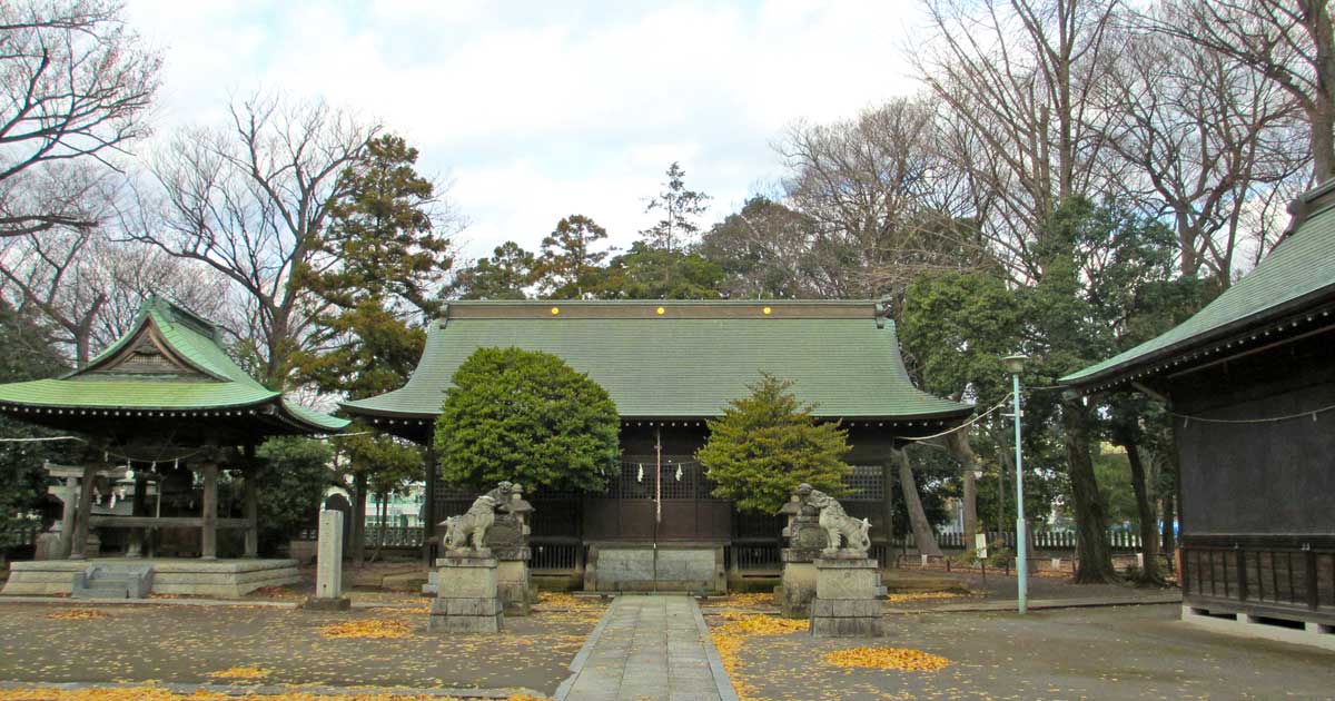 美女木八幡社。戸田市美女木の神社