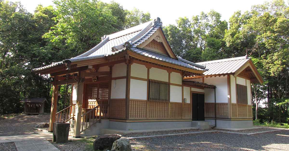 南吉見羽黒神社。比企郡吉見町南吉見の神社